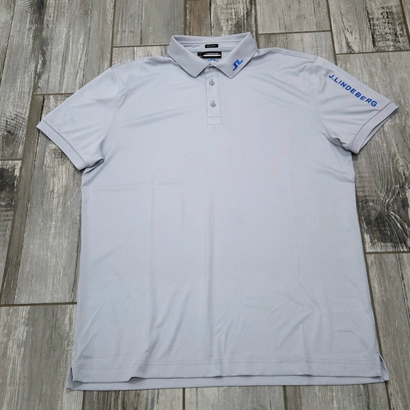 NWOT J. LINDENBERG Tour Tech Regular Fit Golf Polo Shirt - Picture 5 of 15